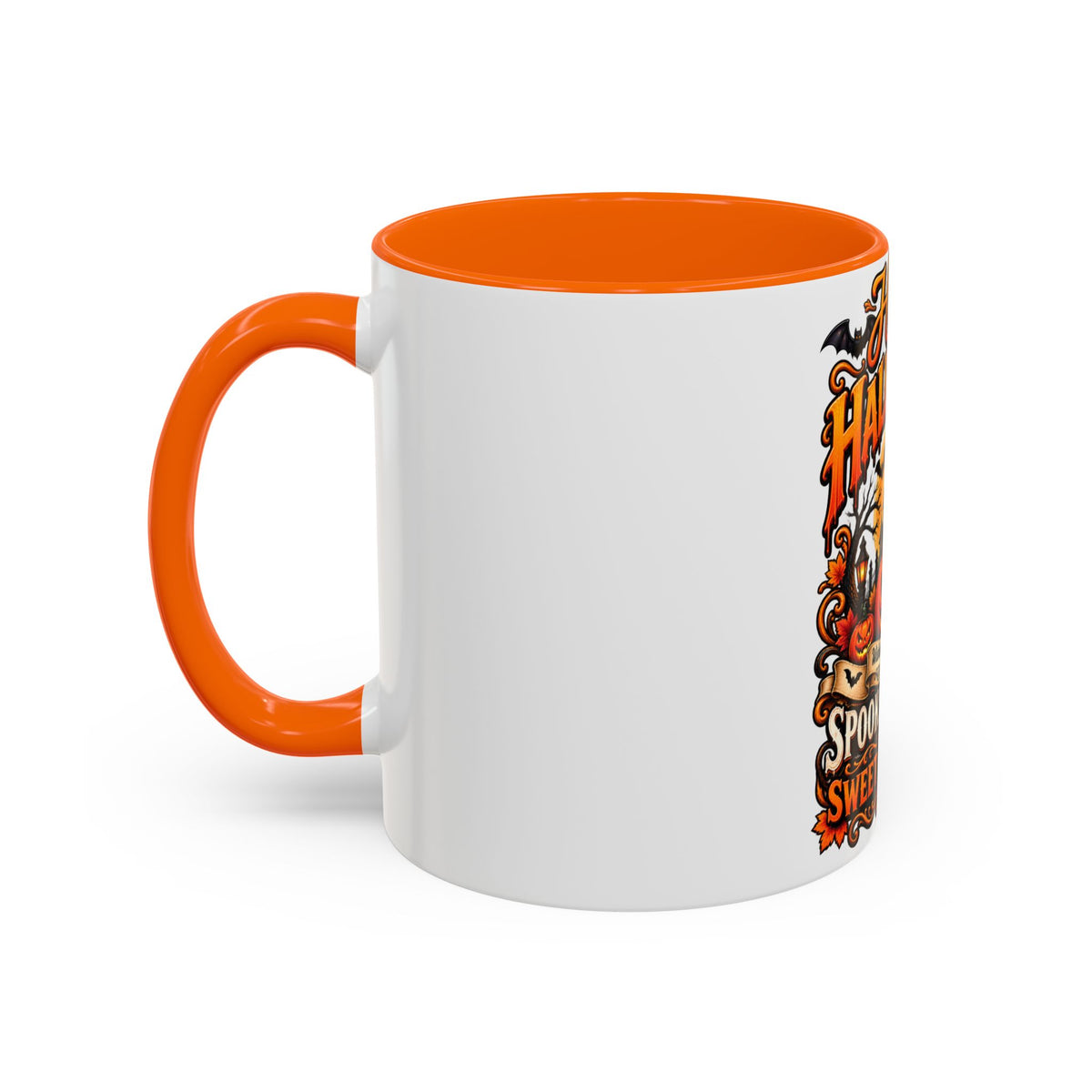 Happy Halloween Coffee Mug — 'Spooks, Treats and Sweet Memories' Accent Mug