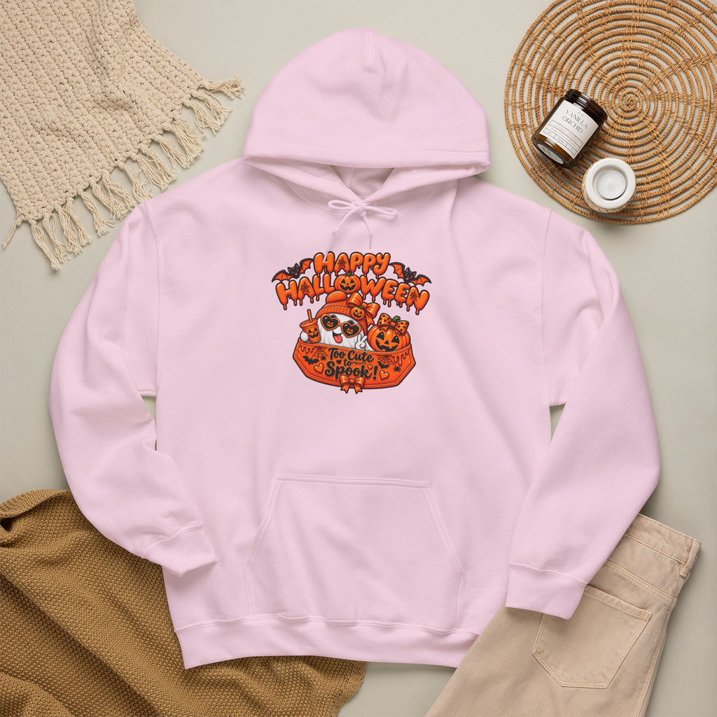 Halloween Cat Hoodie – "Happy Halloween" Pumpkin Cats Graphic
