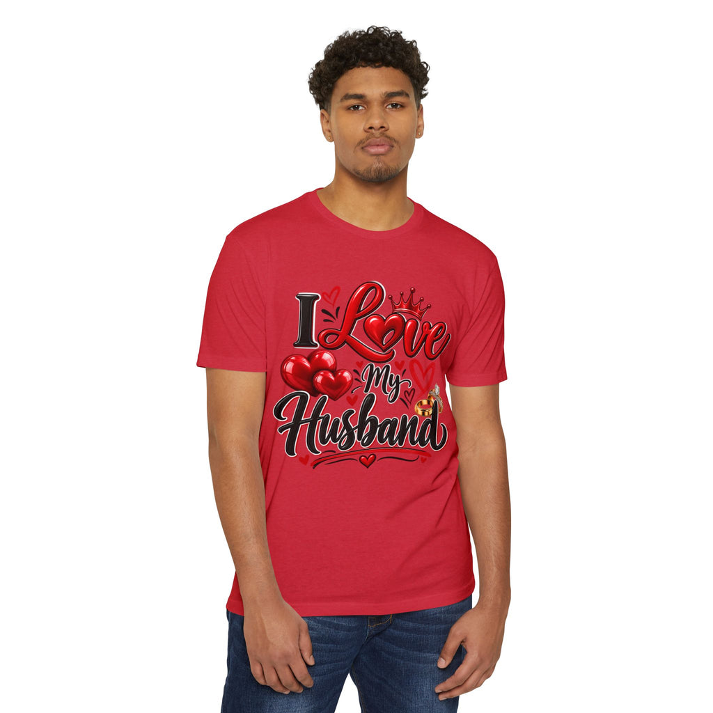 I Love My Husband T-Shirt — Romantic Valentine's Day Tee for Wives