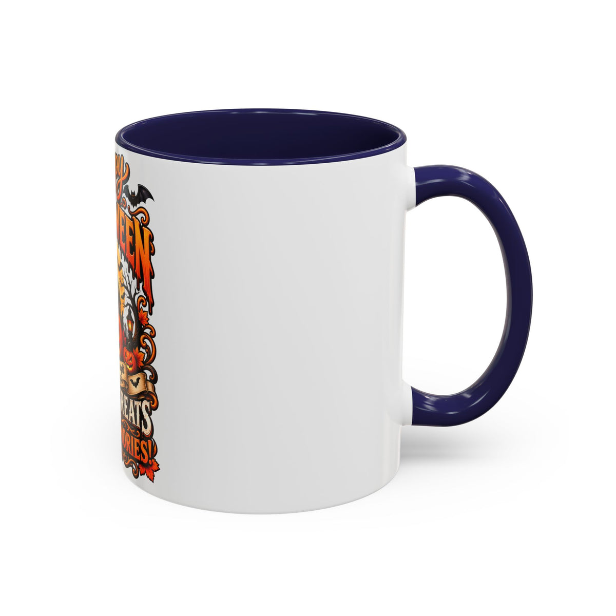 Happy Halloween Coffee Mug — 'Spooks, Treats and Sweet Memories' Accent Mug