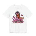 Bless Me Lord Tee — Inspirational Pink Butterfly Graphic T-Shirt
