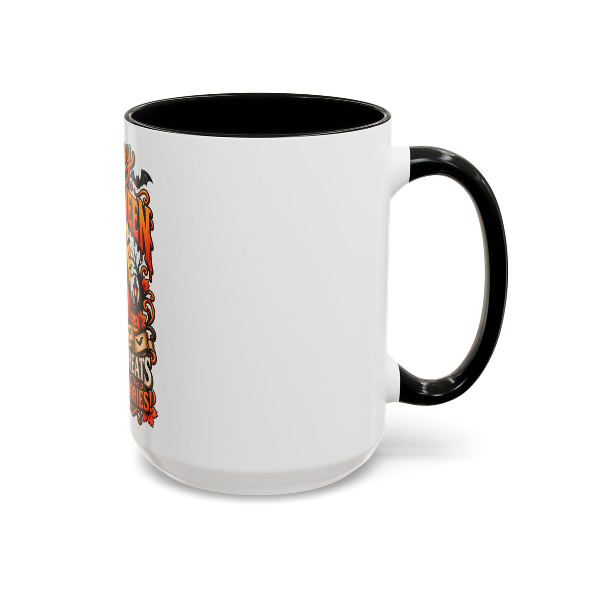 Happy Halloween Coffee Mug — 'Spooks, Treats and Sweet Memories' Accent Mug