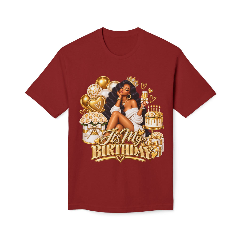 Birthday Queen T-Shirt – "It's My Birthday" Gold Party Design