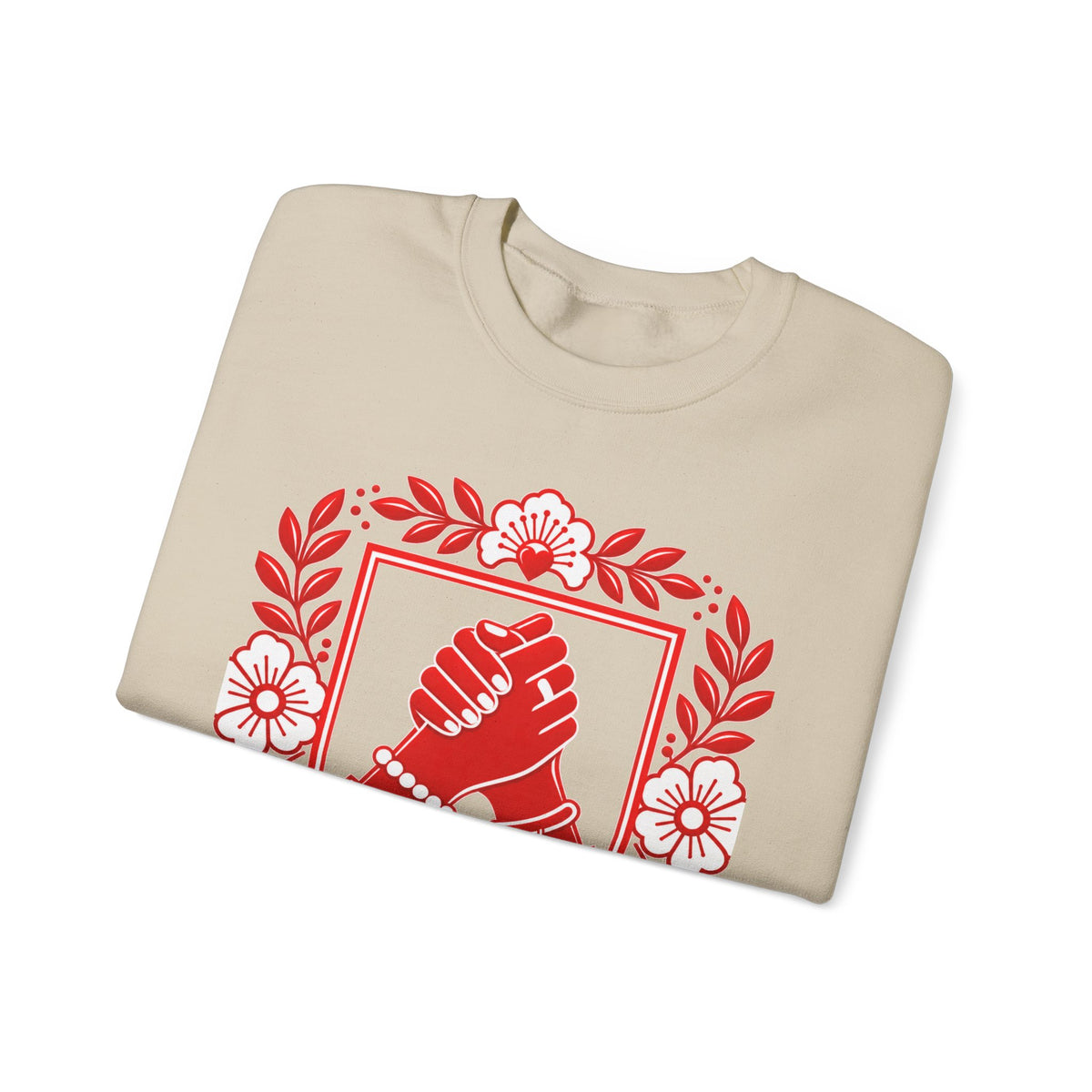 We Rise Together Crewneck Sweatshirt — Solidarity Graphic Sweatshirt