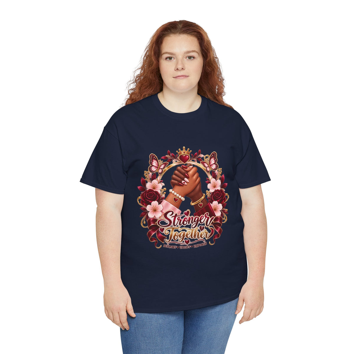 Stronger Together Floral Tee