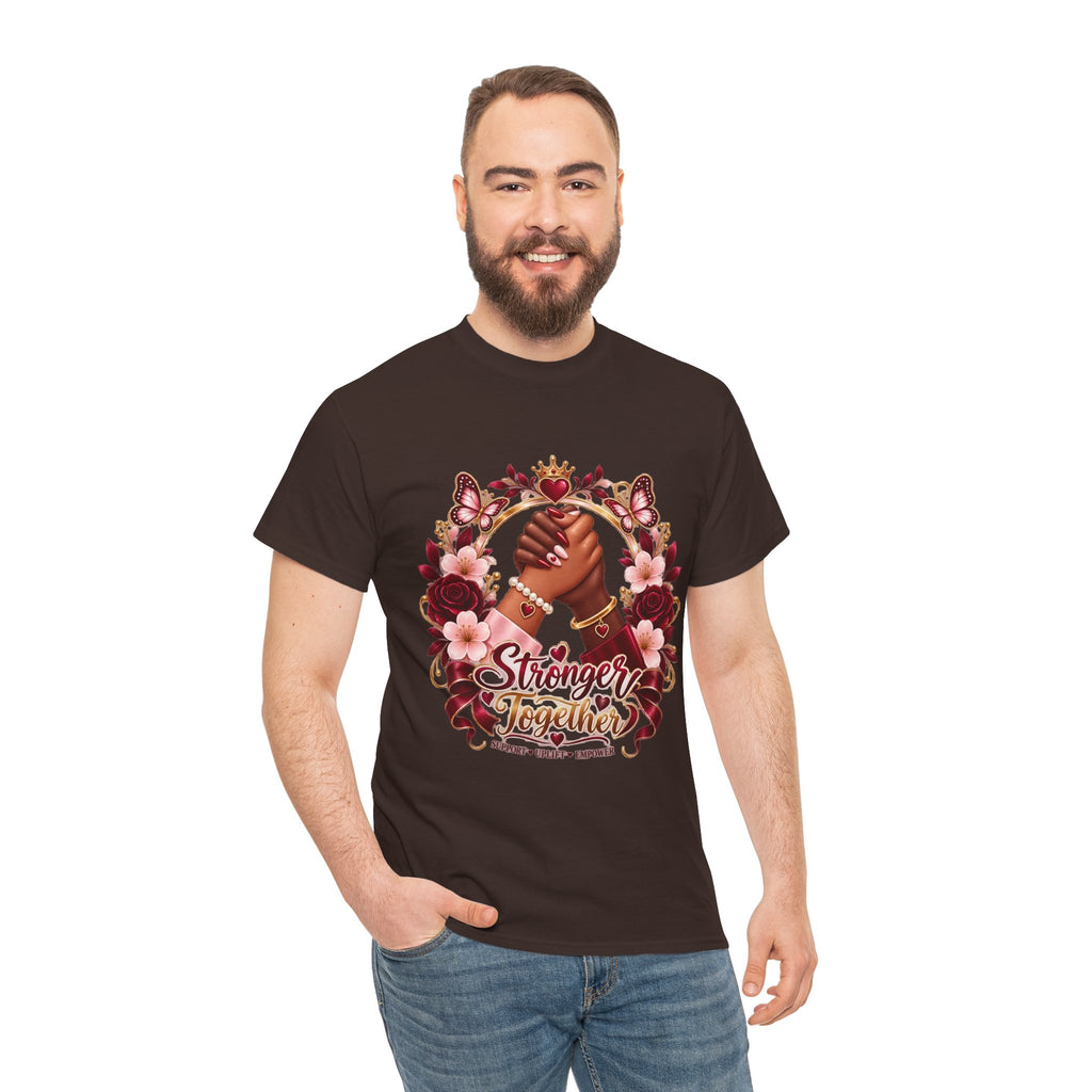 Stronger Together Floral Tee