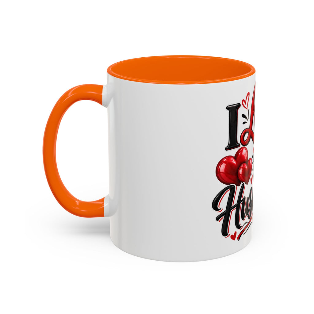 I Love My Husband Accent Coffee Mug – Romantic Valentine’s Day Gift