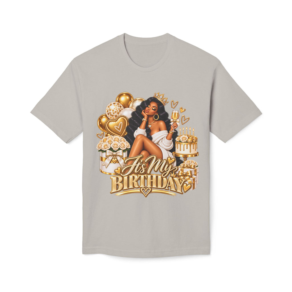 Birthday Queen T-Shirt – "It's My Birthday" Gold Party Design