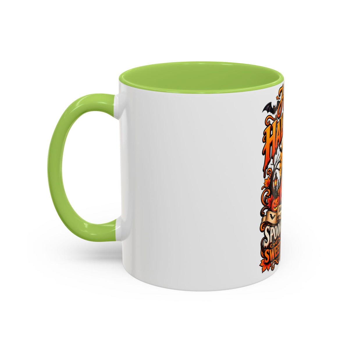 Happy Halloween Coffee Mug — 'Spooks, Treats and Sweet Memories' Accent Mug