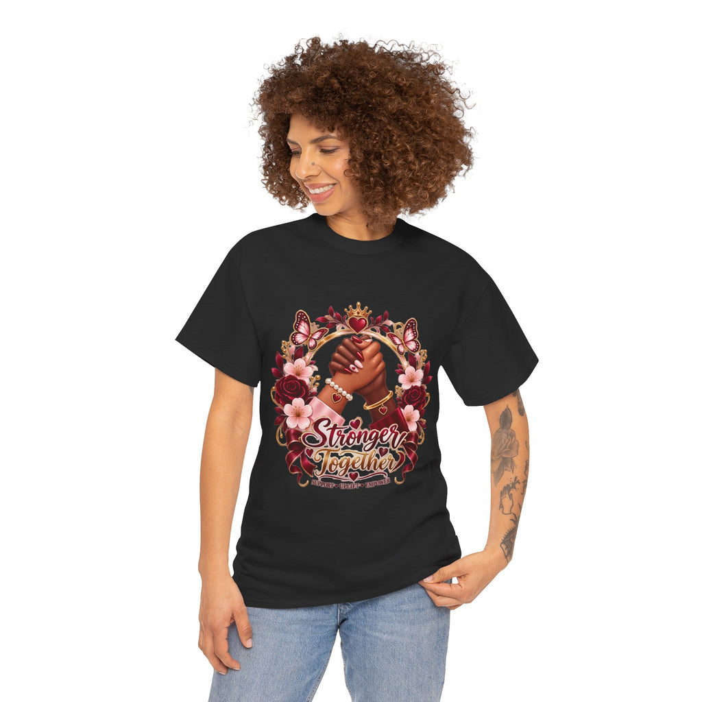 Stronger Together Floral Tee