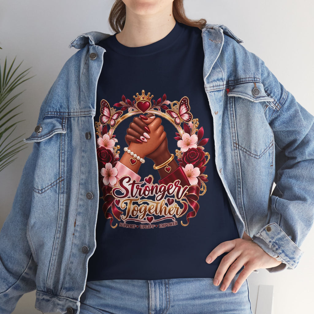 Stronger Together Floral Tee