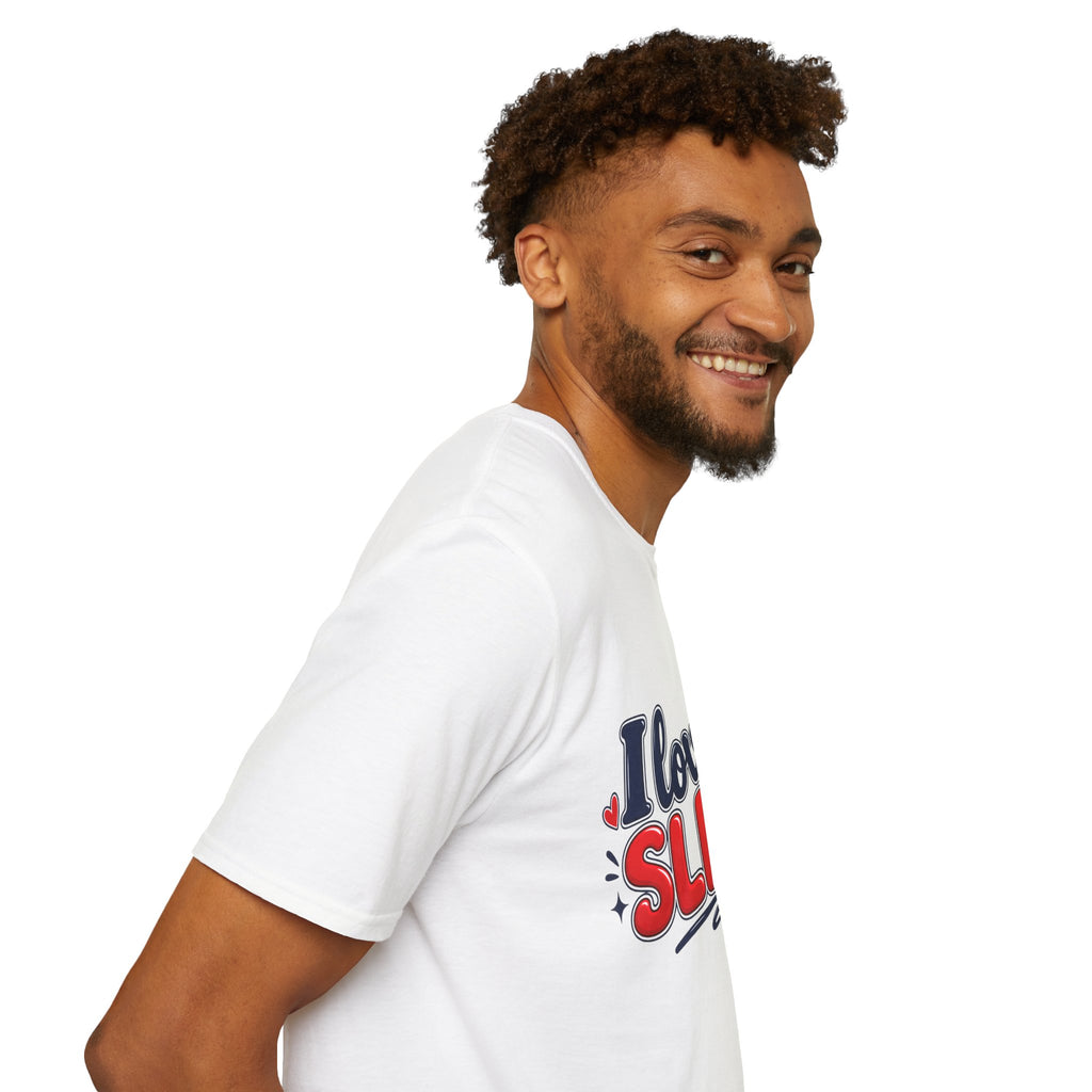 I Love Sleep T-Shirt — Cute Heart Graphic Sleep Lover Tee