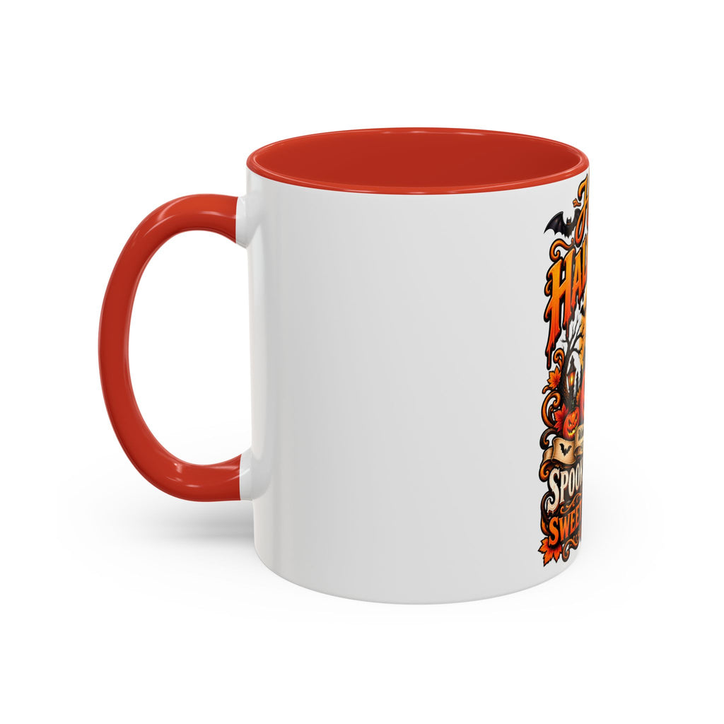 Happy Halloween Coffee Mug — 'Spooks, Treats and Sweet Memories' Accent Mug
