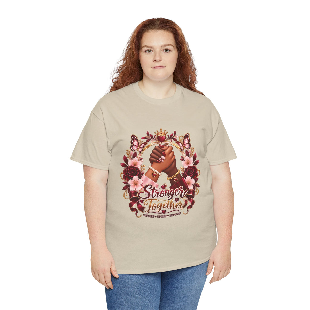Stronger Together Floral Tee