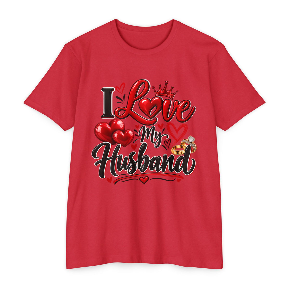 I Love My Husband T-Shirt — Romantic Valentine's Day Tee for Wives