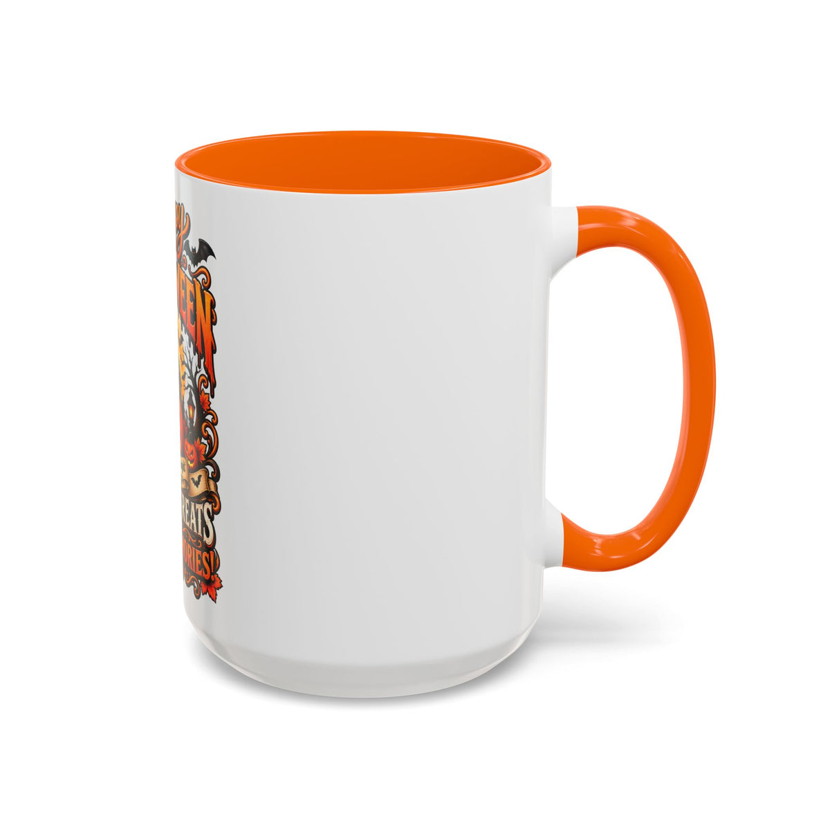 Happy Halloween Coffee Mug — 'Spooks, Treats and Sweet Memories' Accent Mug