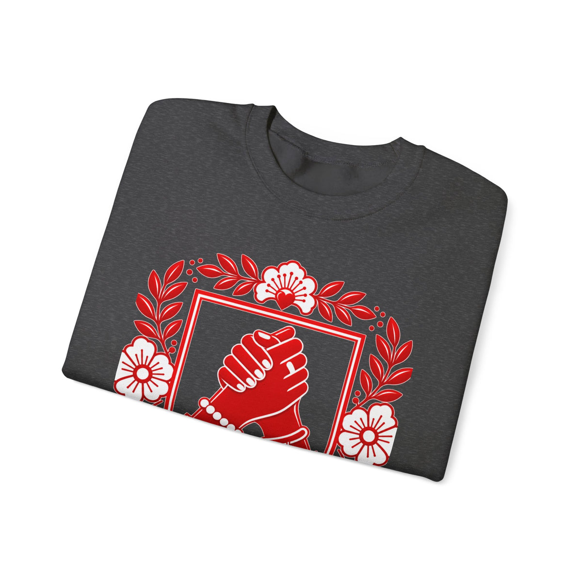 We Rise Together Crewneck Sweatshirt — Solidarity Graphic Sweatshirt