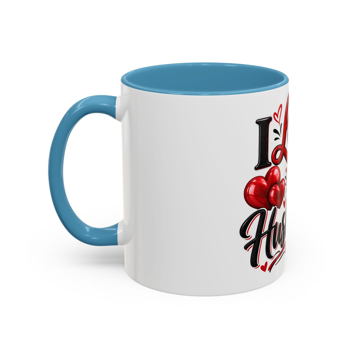 I Love My Husband Accent Coffee Mug – Romantic Valentine’s Day Gift