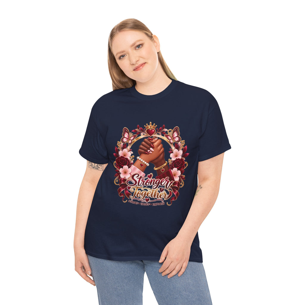 Stronger Together Floral Tee