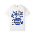 Blessed by God Loved by Family Guided by Faith T-Shirt