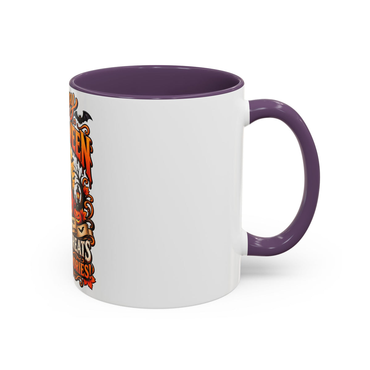 Happy Halloween Coffee Mug — 'Spooks, Treats and Sweet Memories' Accent Mug