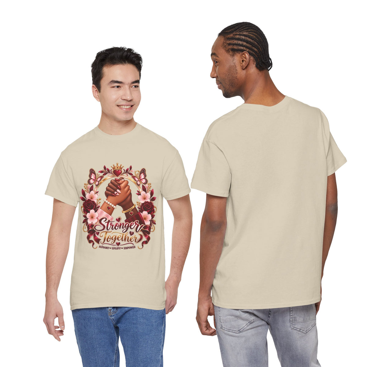 Stronger Together Floral Tee