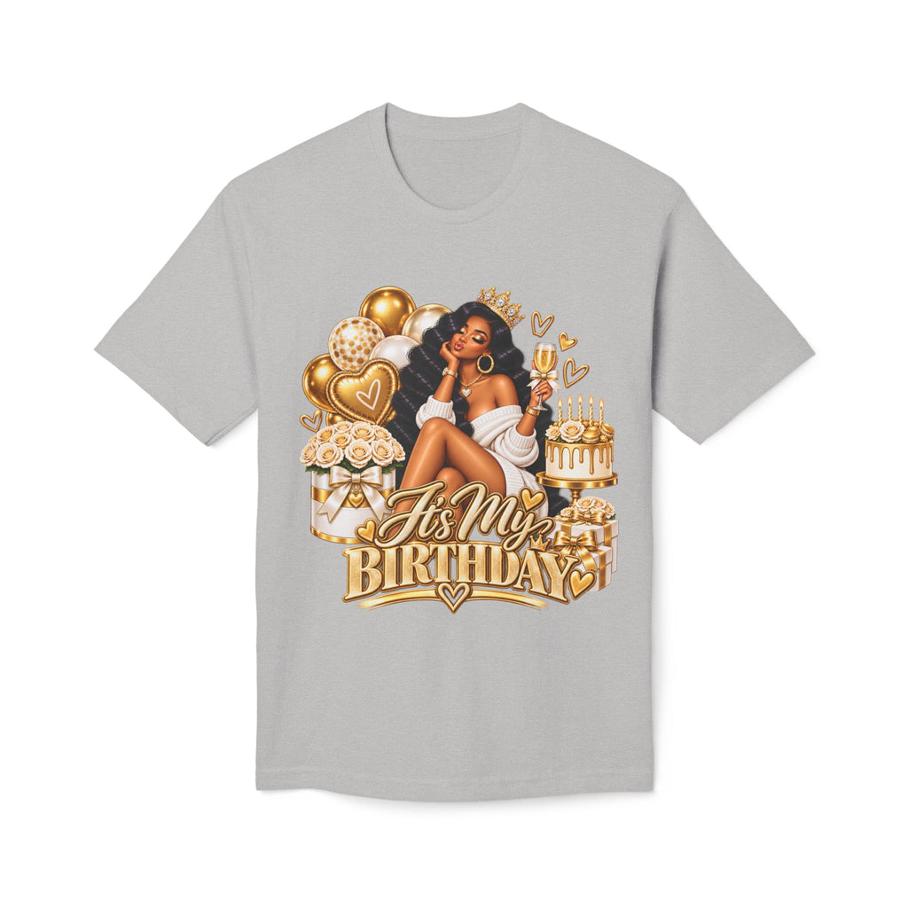 Birthday Queen T-Shirt – "It's My Birthday" Gold Party Design