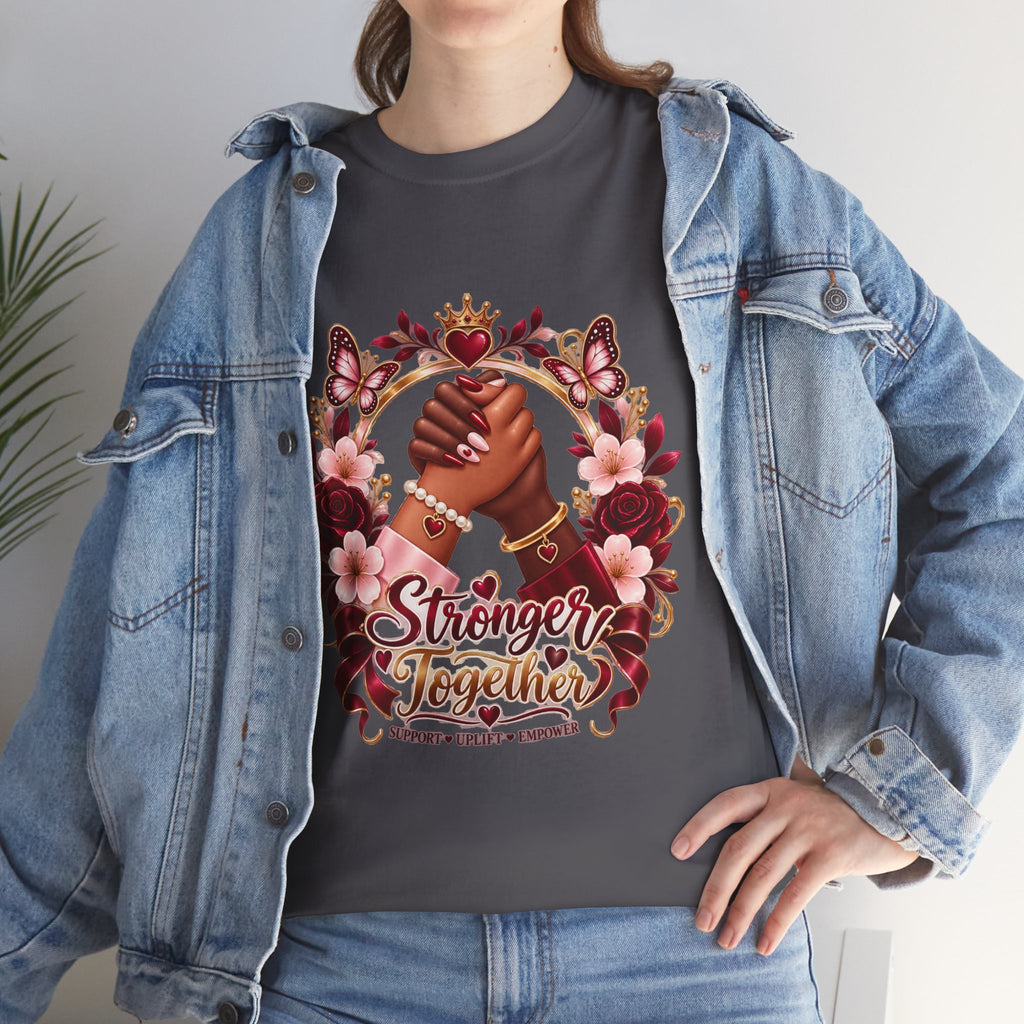 Stronger Together Floral Tee