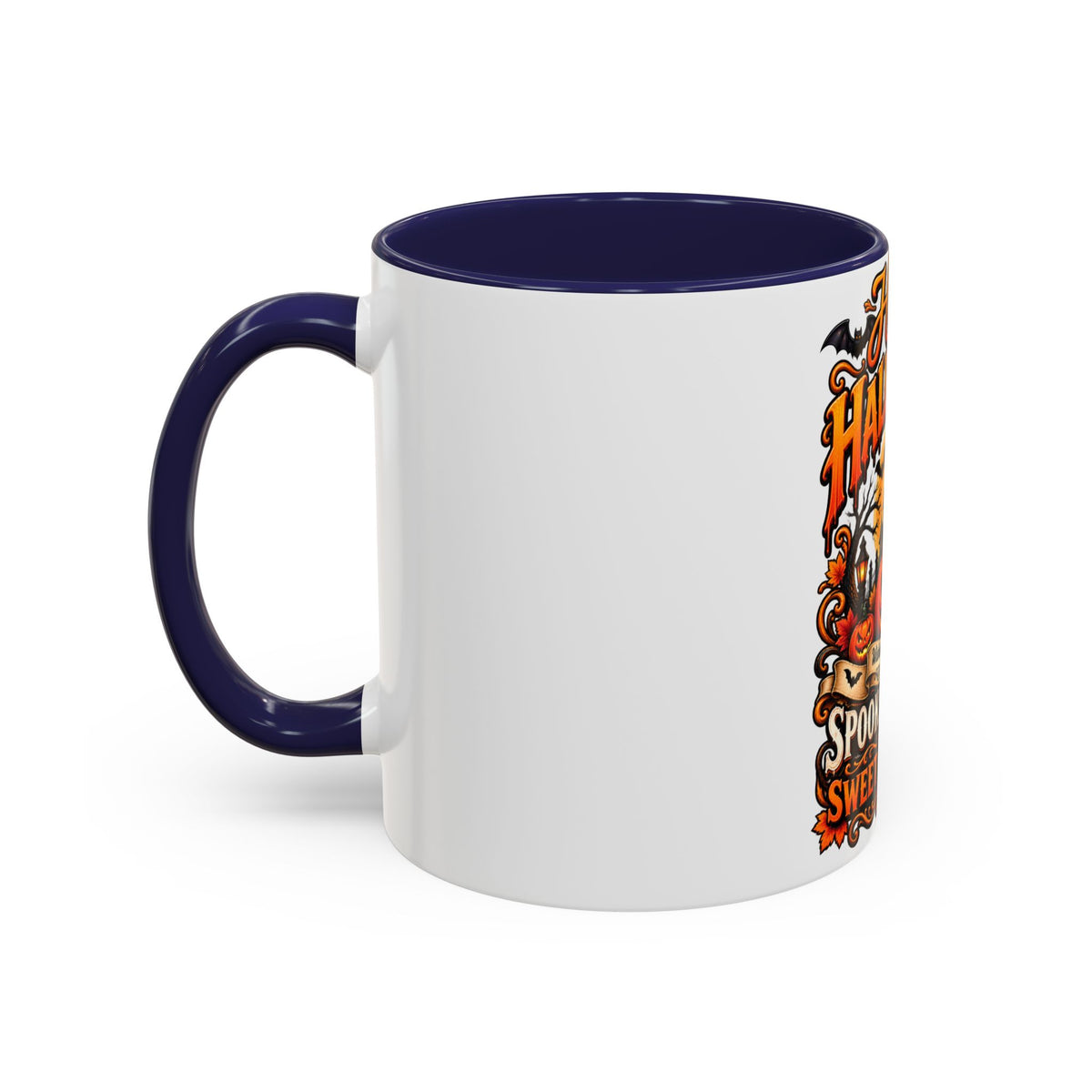 Happy Halloween Coffee Mug — 'Spooks, Treats and Sweet Memories' Accent Mug