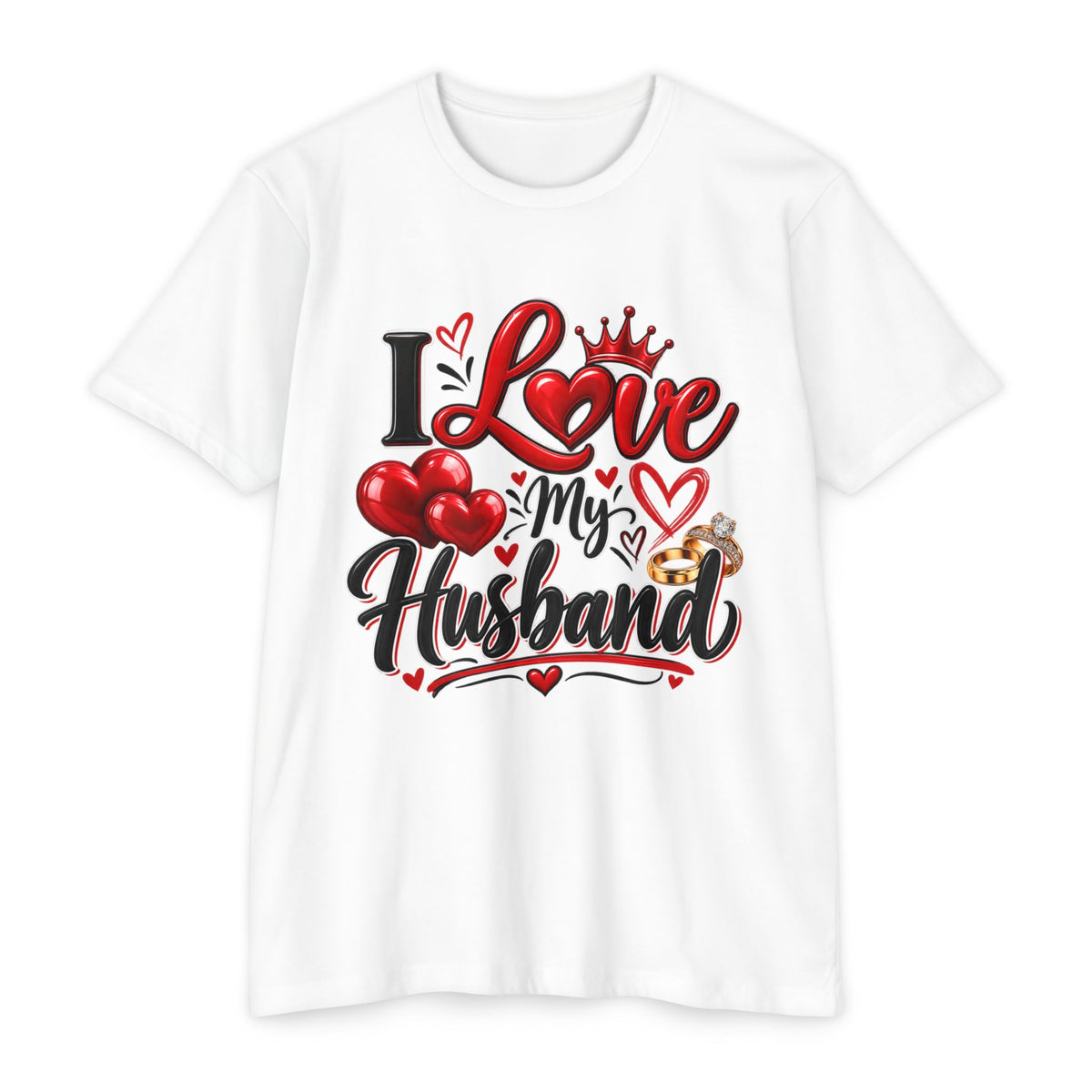 I Love My Husband T-Shirt — Romantic Valentine's Day Tee for Wives