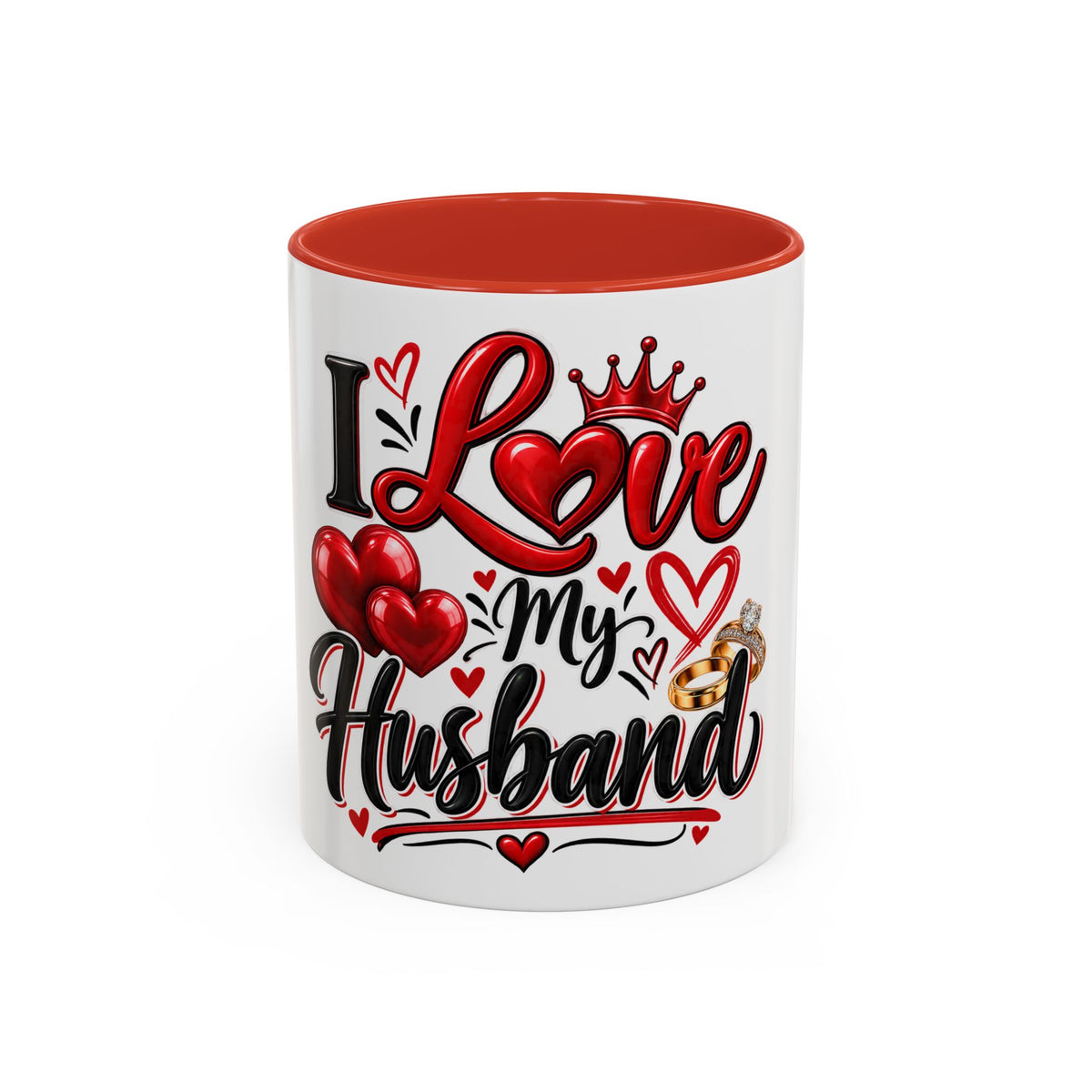 I Love My Husband Accent Coffee Mug – Romantic Valentine’s Day Gift