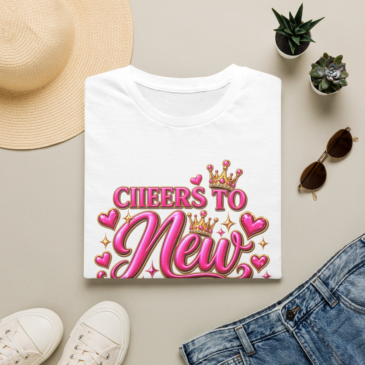 Cheers to New Beginnings T-Shirt