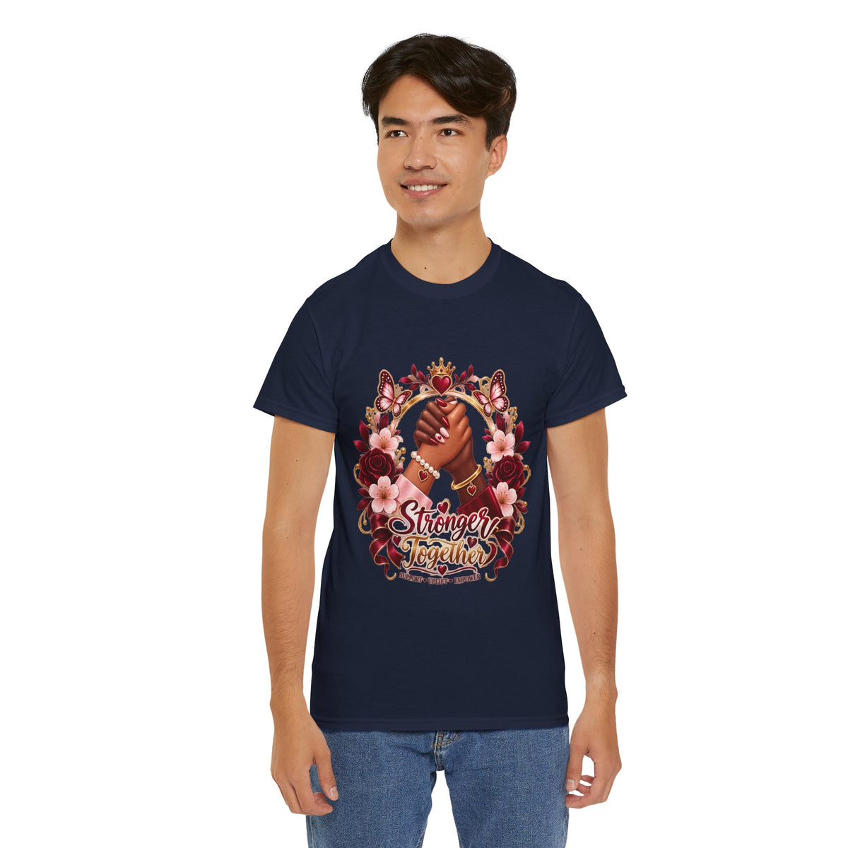 Stronger Together Floral Tee