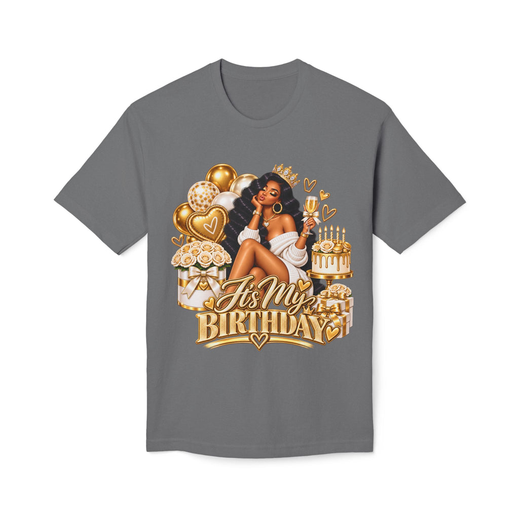 Birthday Queen T-Shirt – "It's My Birthday" Gold Party Design