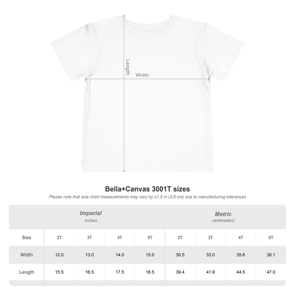 Toddler Tee — "Little Boy Big Dreams" Blue Sports Graphic