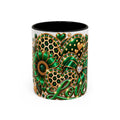 Love Green Heart Mug — Decorative 11oz/15oz Ceramic Coffee Cup