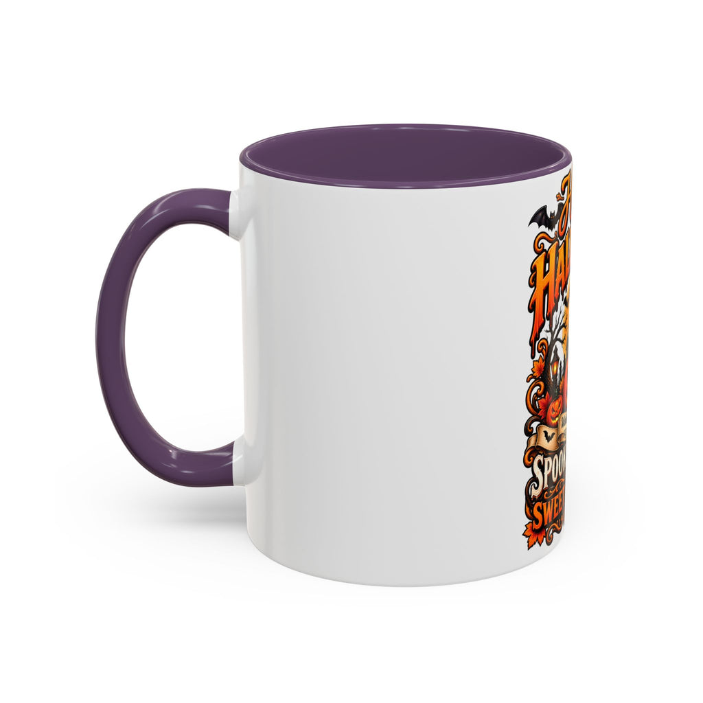 Happy Halloween Coffee Mug — 'Spooks, Treats and Sweet Memories' Accent Mug