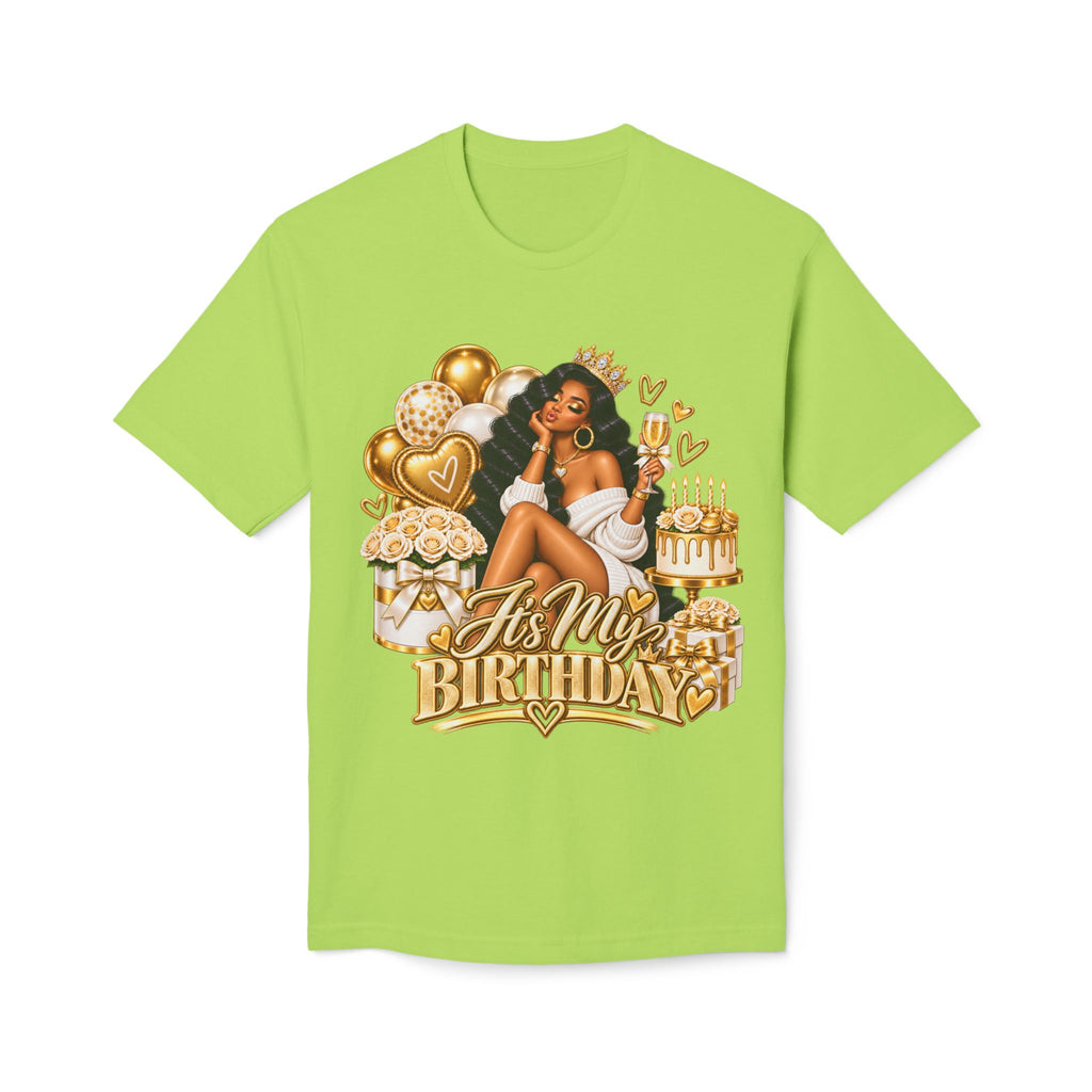 Birthday Queen T-Shirt – "It's My Birthday" Gold Party Design