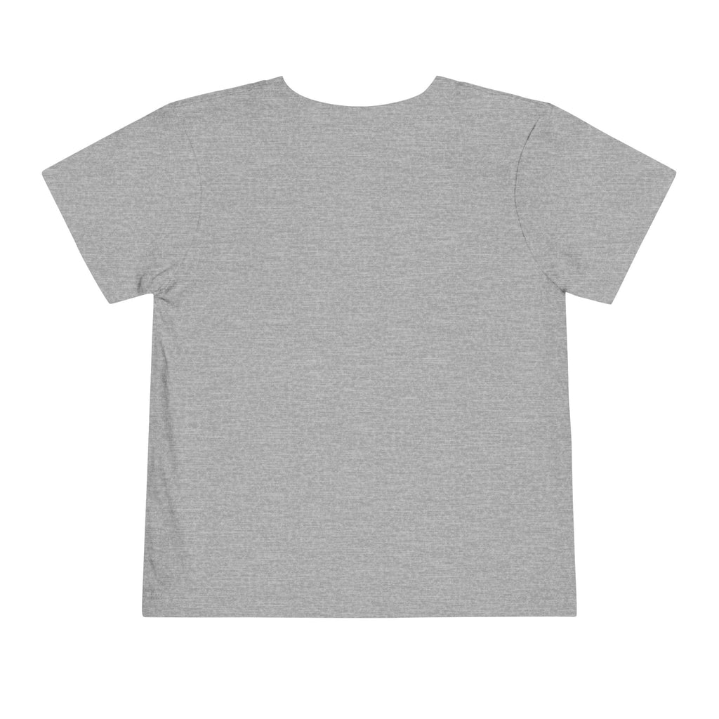 Toddler Tee — "Little Boy Big Dreams" Blue Sports Graphic