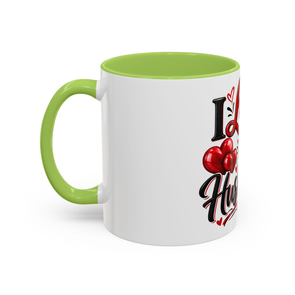 I Love My Husband Accent Coffee Mug – Romantic Valentine’s Day Gift