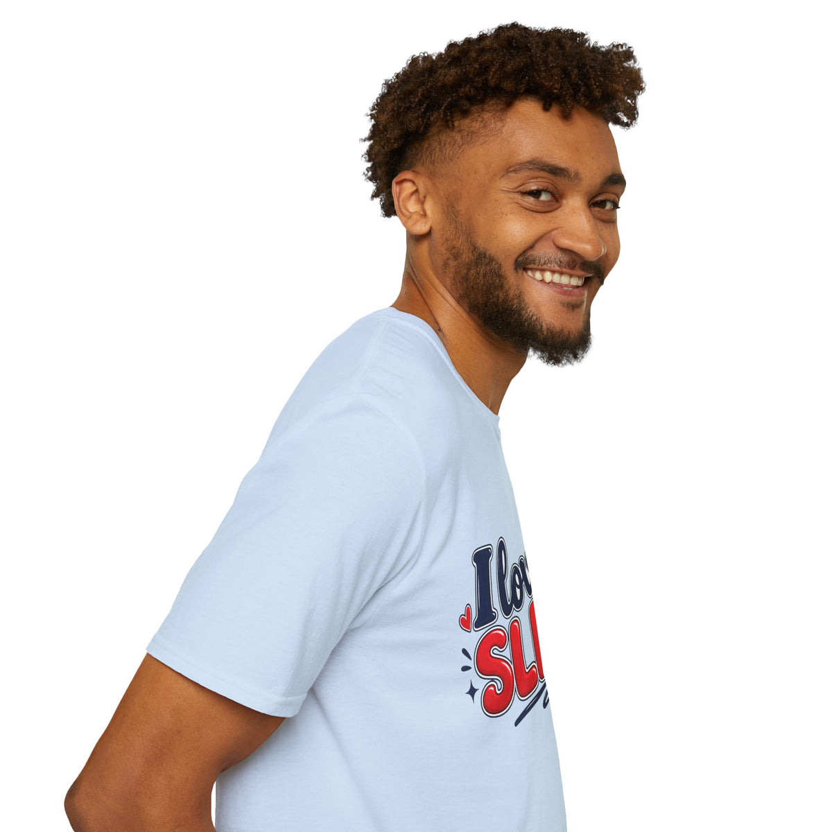 I Love Sleep T-Shirt — Cute Heart Graphic Sleep Lover Tee