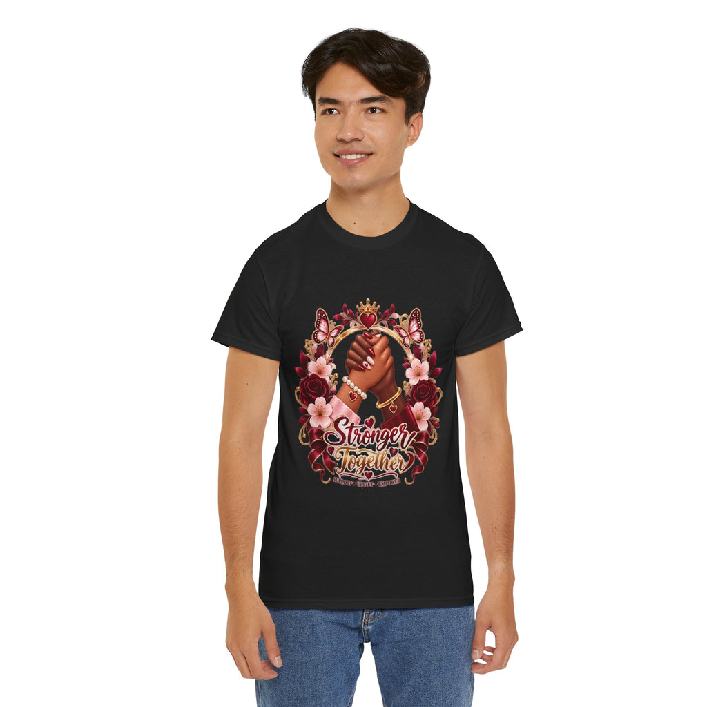 Stronger Together Floral Tee