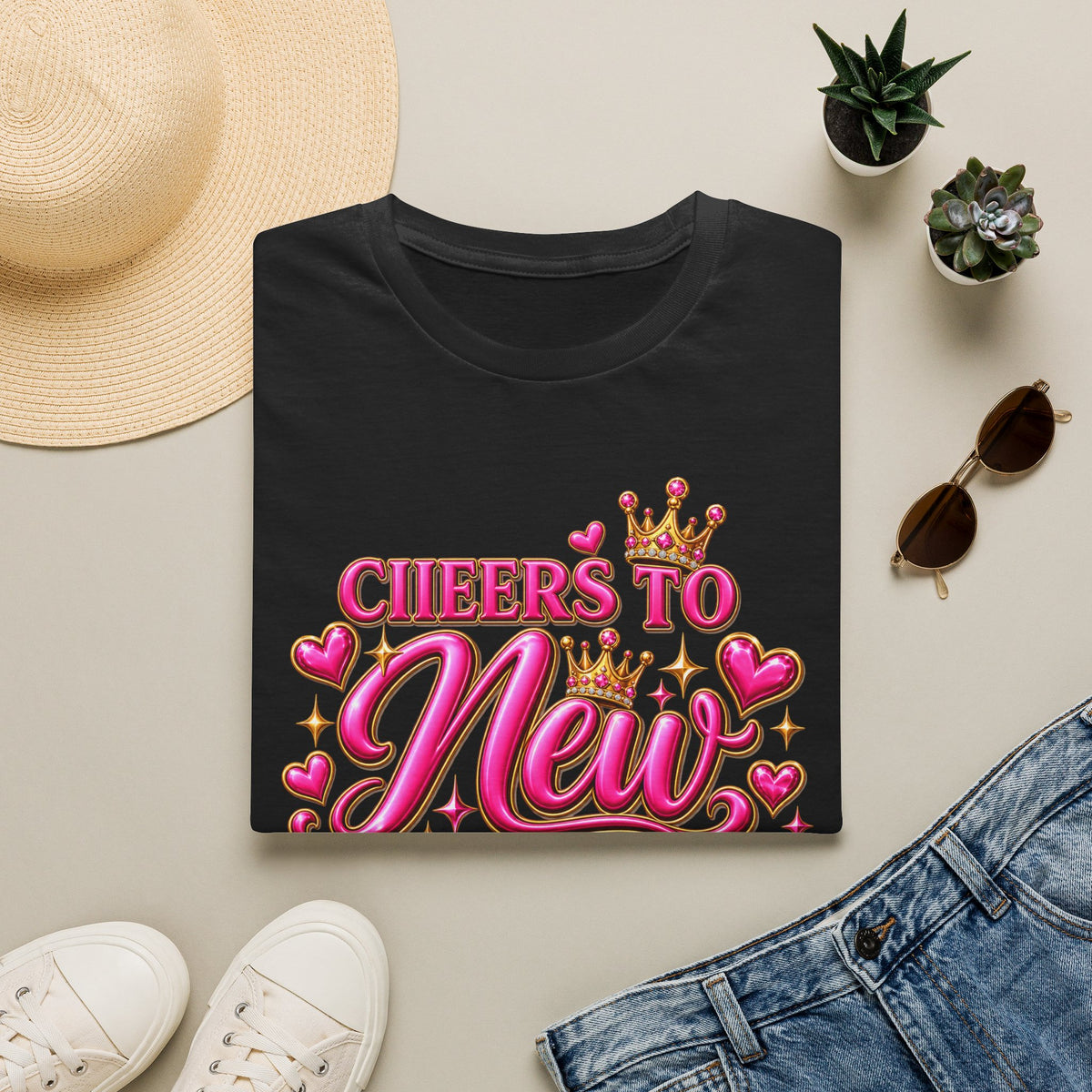 Cheers to New Beginnings T-Shirt