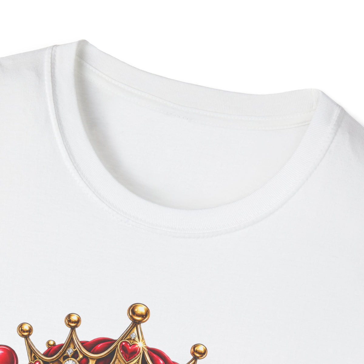 I Love My Husband T‑Shirt — Crown & Hearts Romantic Gift for Wife (My King, My Heart)