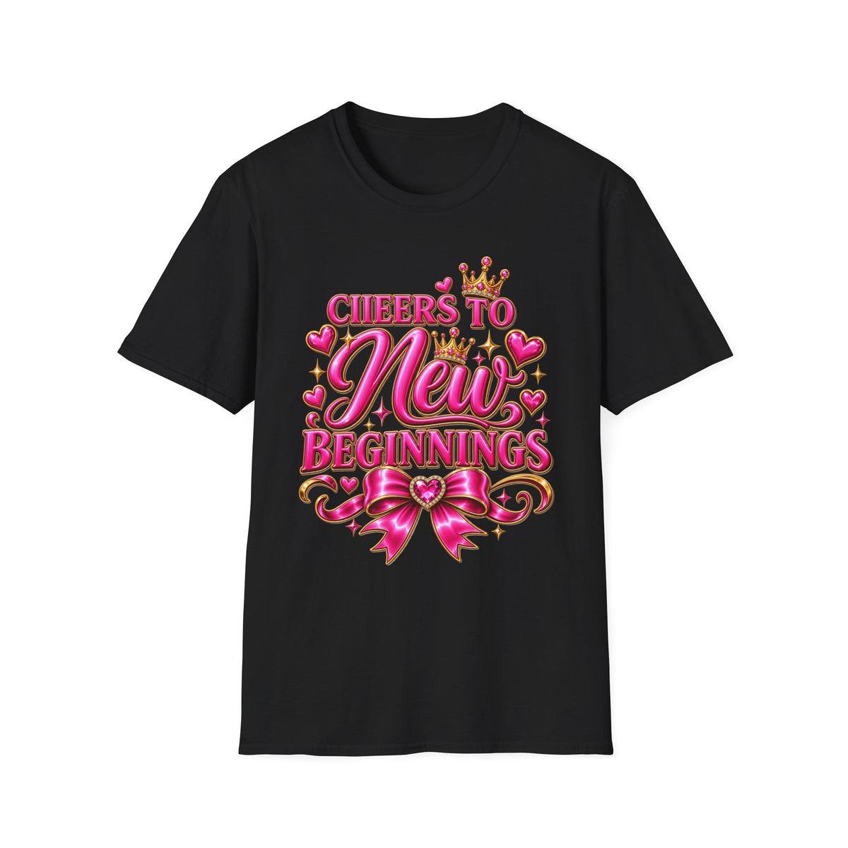 Cheers to New Beginnings T-Shirt