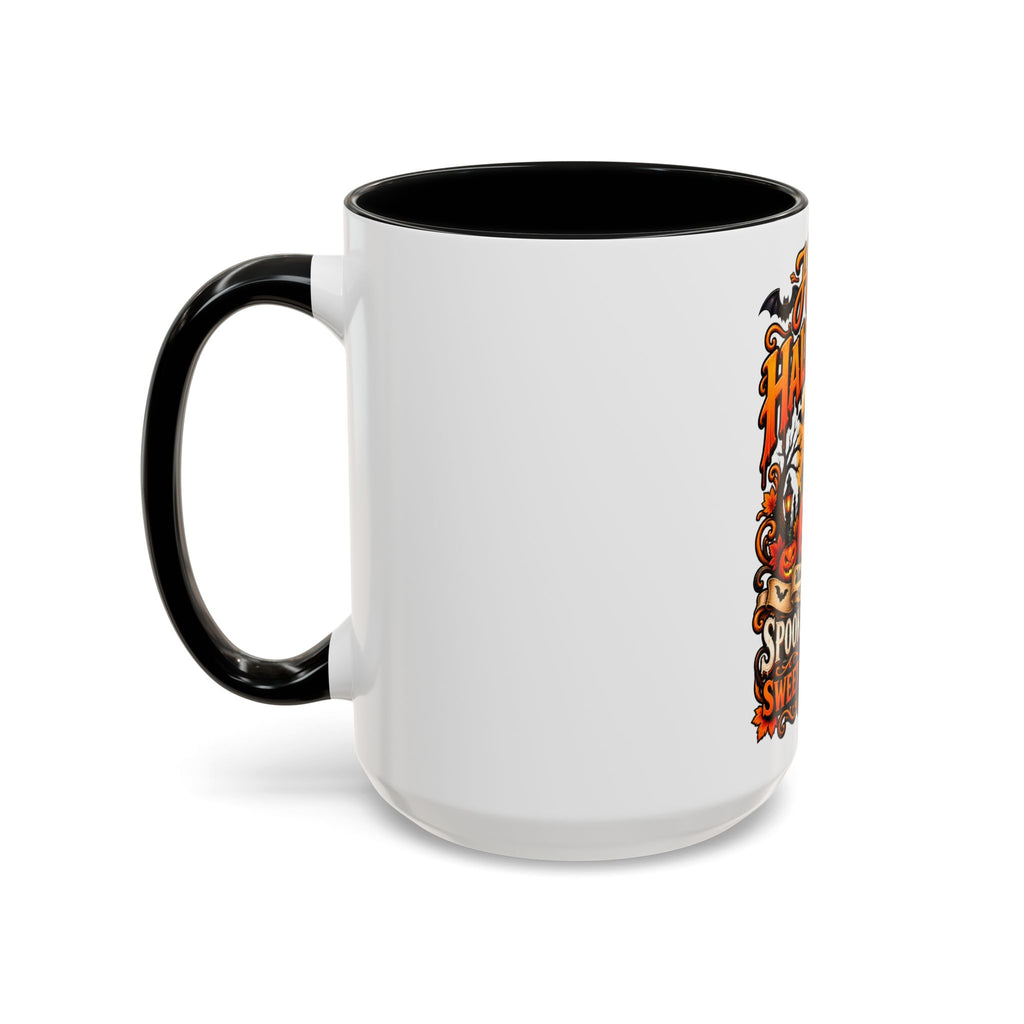 Happy Halloween Coffee Mug — 'Spooks, Treats and Sweet Memories' Accent Mug