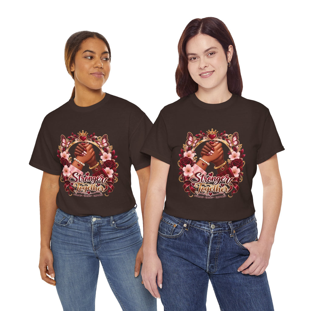 Stronger Together Floral Tee