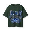 Denim and Diamonds T-Shirt — Blue Gem Graphic Tee for Women