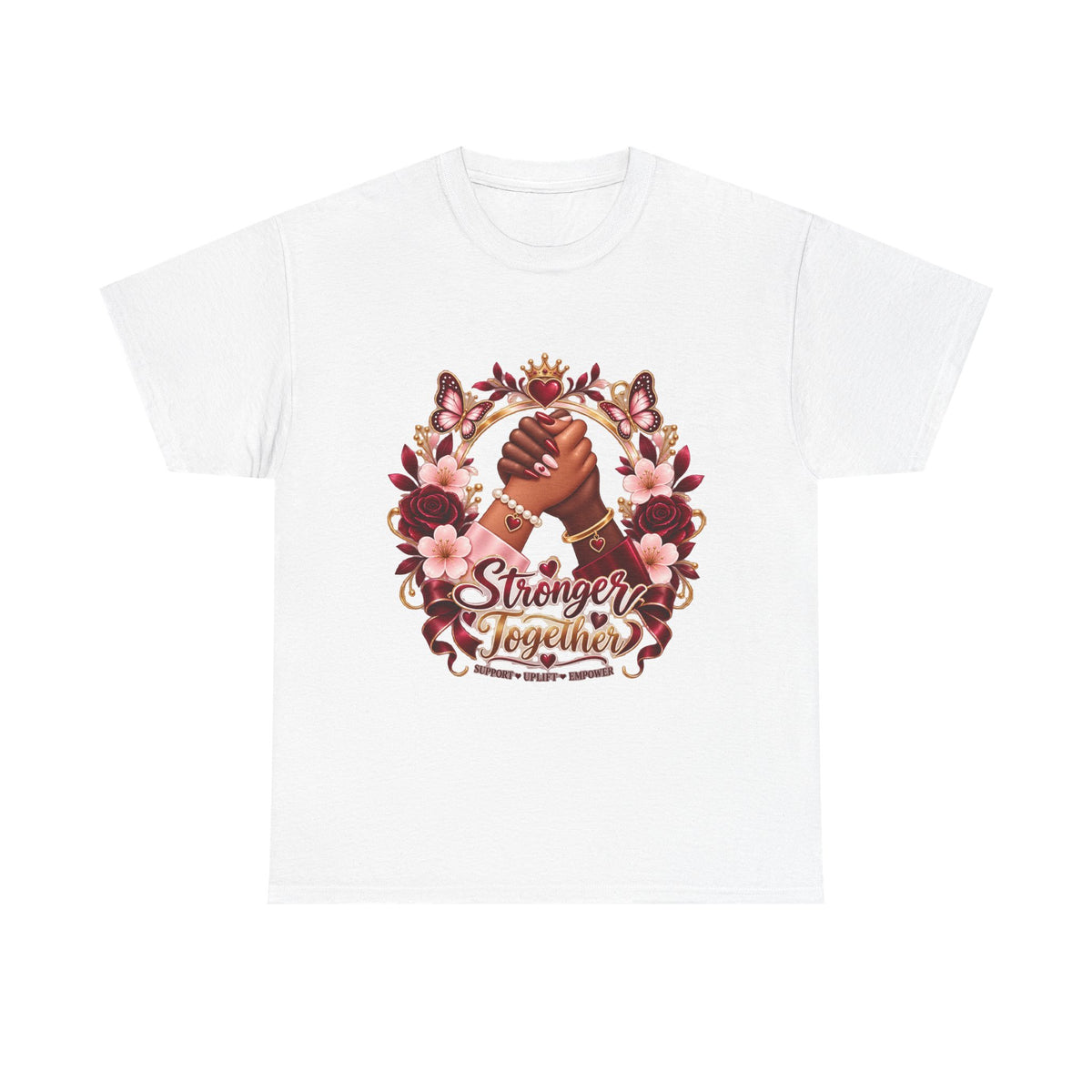 Stronger Together Floral Tee