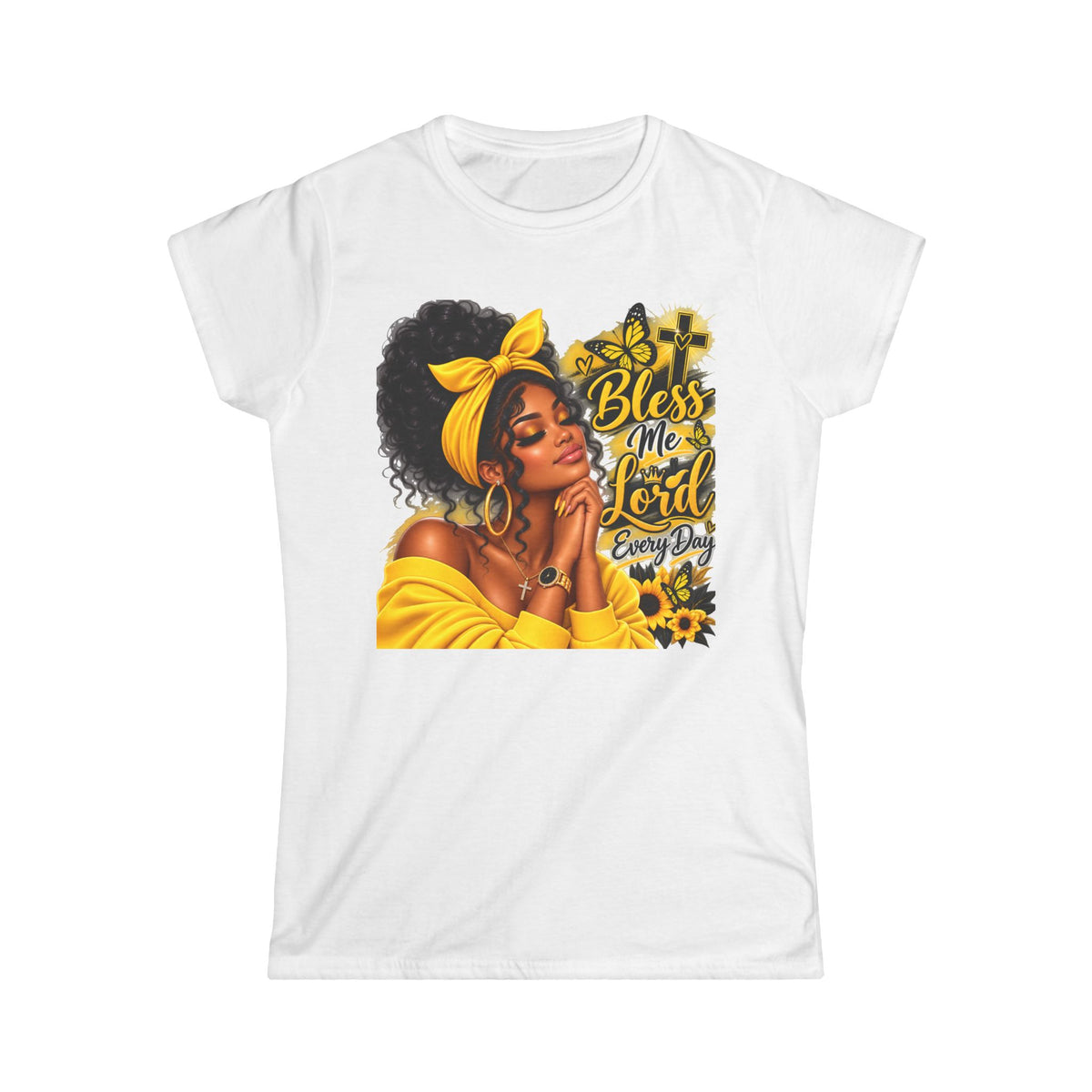 Women's Softstyle Tee — Classic White Crewneck T-Shirt